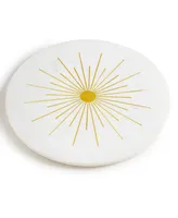 Gauri Kohli Sunshine Marble Lazy Susan - 16"