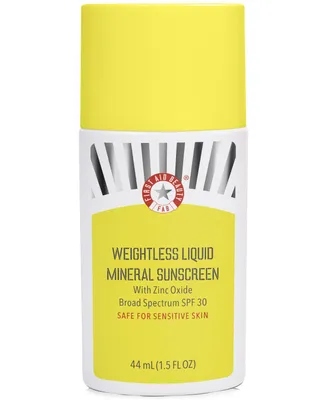 First Aid Beauty Weightless Liquid Mineral Sunscreen Spf 30, 1.5 oz.