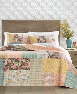 Charter Club Harvest Patchwork Reversible Quilts Created For Macys