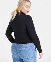 On 34th Women's Modal Long Sleeve Turtleneck, Created for Macy's