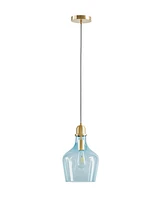 Ink + Ivy Auburn Bell Shaped Glass Pendant Lamp