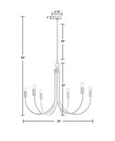 510 Design Ellie 6-Light Chandelier