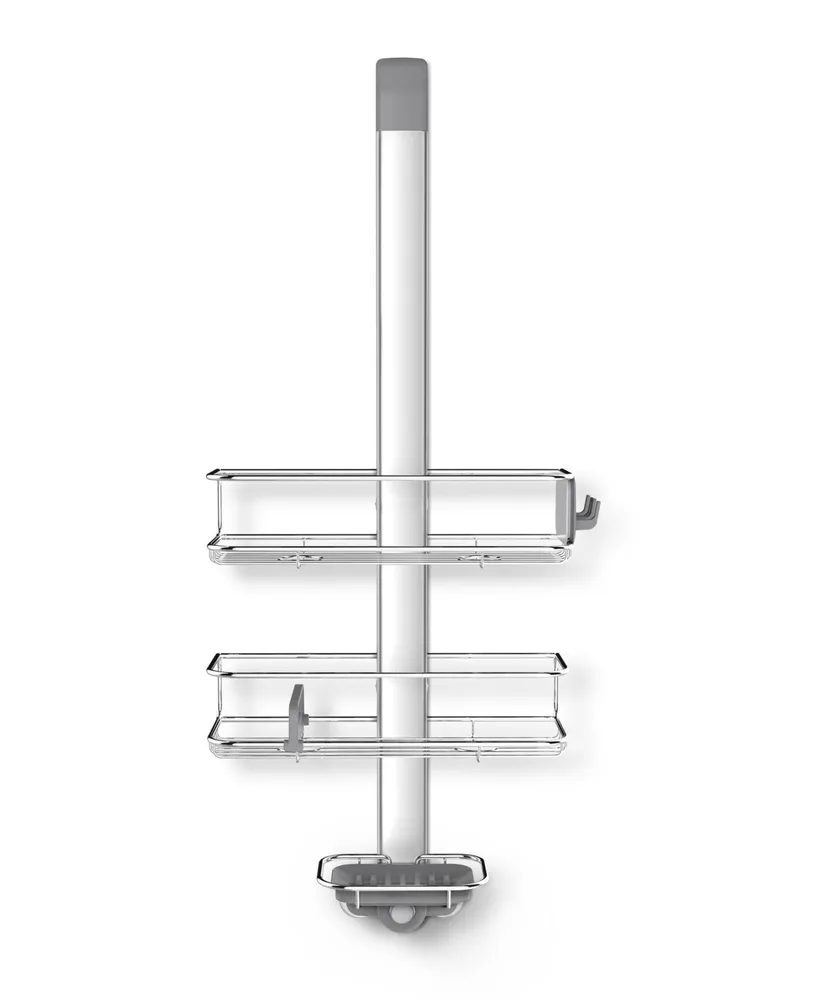 simplehuman Adjustable Shower Caddy Large Plus Stainless Steel