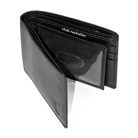 Club Rochelier Men's Leather Slim Fold Wallet