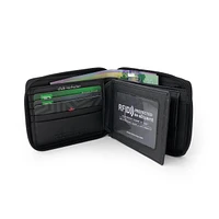 Club Rochelier Men's Zip Around Billfold Wallet