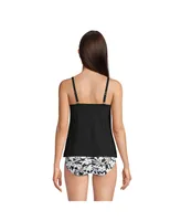 Lands' End Women's Ddd-Cup Tulip Hem Tankini Top