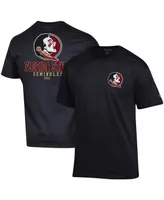 Men's Champion Black Florida State Seminoles Stack 2-Hit T-shirt