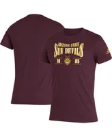 Men's adidas Maroon Arizona State Sun Devils Along The Shadow Tri-Blend T-shirt