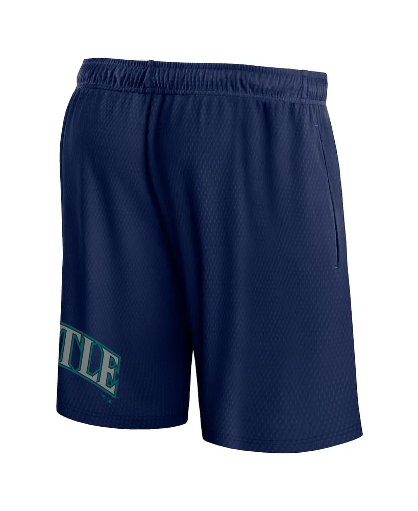 Men's Fanatics Navy Seattle Mariners Clincher Mesh Shorts