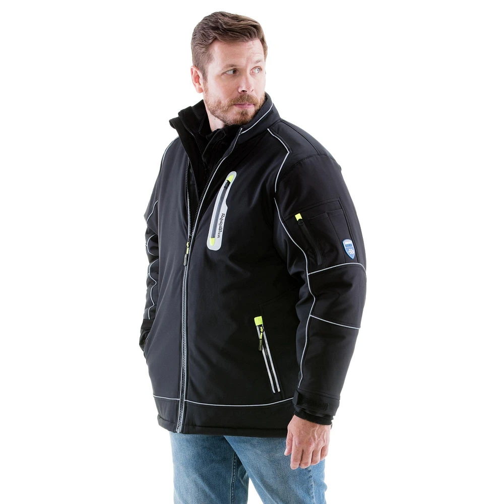 RefrigiWear Big & Tall Extreme Weather Softshell Insulated Jacket