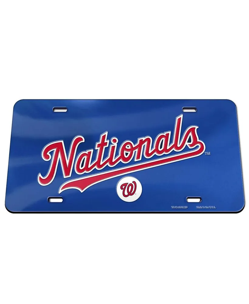 Wincraft Washington Nationals Crystal Mirror License Plate