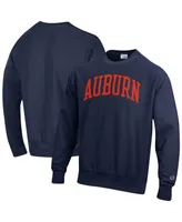 Men's Champion Navy Auburn Tigers Arch Reverse Weave Pullover Sweatshirt