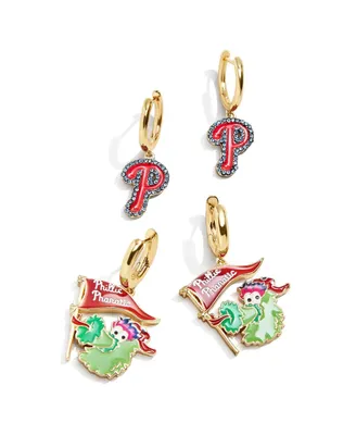 Women's Baublebar Philadelphia Phillies 2-Pack Earrings Set