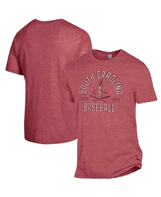 Men's Garnet South Carolina Gamecocks Vault Baseball T-shirt