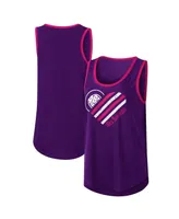 Women's G-iii 4Her by Carl Banks Purple Alex Bowman A Game Scoop Neck Tank Top
