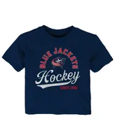 Infant Boys and Girls Navy Columbus Blue Jackets Take The Lead T-shirt