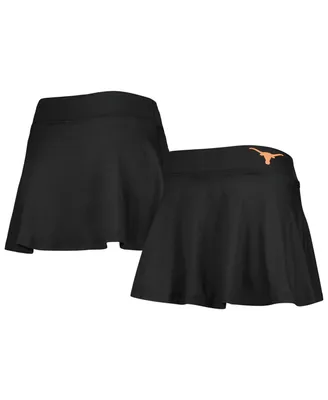 Women's ZooZatz Black Texas Longhorns Flowy Skort