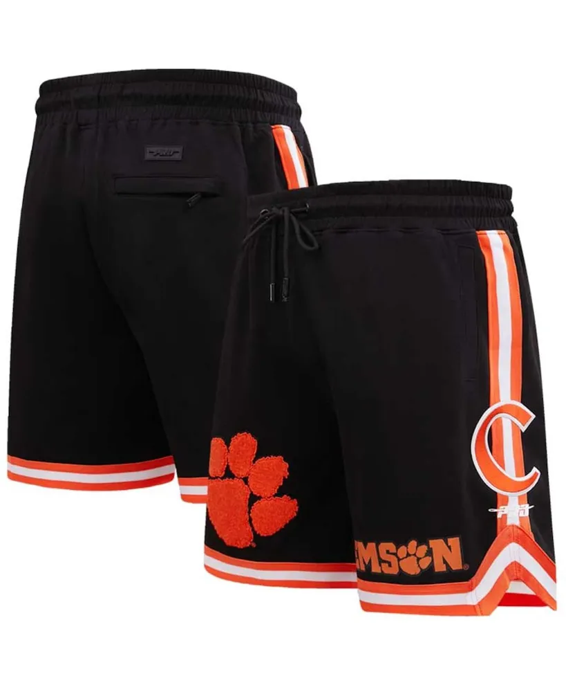 Men's Pro Standard Black Clemson Tigers Classic Shorts