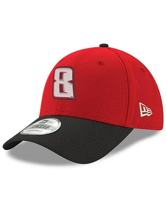 Men's New Era Scarlet, Black Kyle Busch 9FORTY Number Adjustable Hat