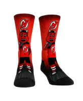 Men's and Women's Rock 'Em Socks New Jersey Devils Mascot Pump Up Crew Socks