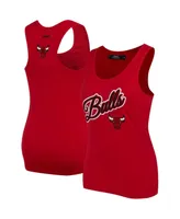 Women's Pro Standard Red Chicago Bulls Script Tank Top