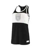 Women's adidas Black San Jose Earthquakes Finished Tank Top