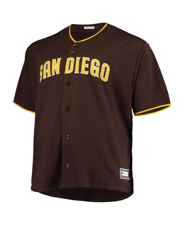 Profile Brown San Diego Padres Big & Tall Road Replica Team Jersey