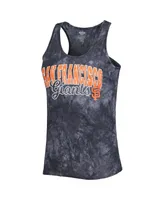 Women's Concepts Sport Charcoal San Francisco Giants Billboard Racerback Tank and Shorts Sleep Set