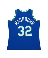 Men's Mitchell & Ness Jamal Mashburn Royal Dallas Mavericks Hardwood Classics Swingman Jersey