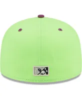 Men's New Era Green, Purple Caballos De Stockton Copa La Diversion 59FIFTY Fitted Hat