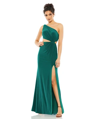 Mac Duggal Women's Ieena One Shoulder Gown