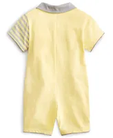 First Impressions Baby Boys Zebra Cotton Sunsuit, Created for Macy's