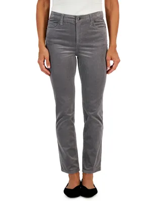 Style & Co Petite Straight-Leg Corduroy Jeans, Created for Macy's