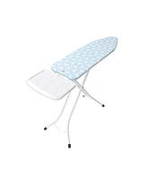 Ironing Board B, 49 x 15" 124 x 38 Centimeter - Solid Steam Unit Holder, 1" 25 Millimeter White Frame