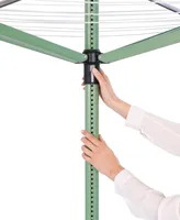 Rotary Lift-o-Matic Clothesline - 164', 50 Meter with Metal Ground Spike, Protective Cover