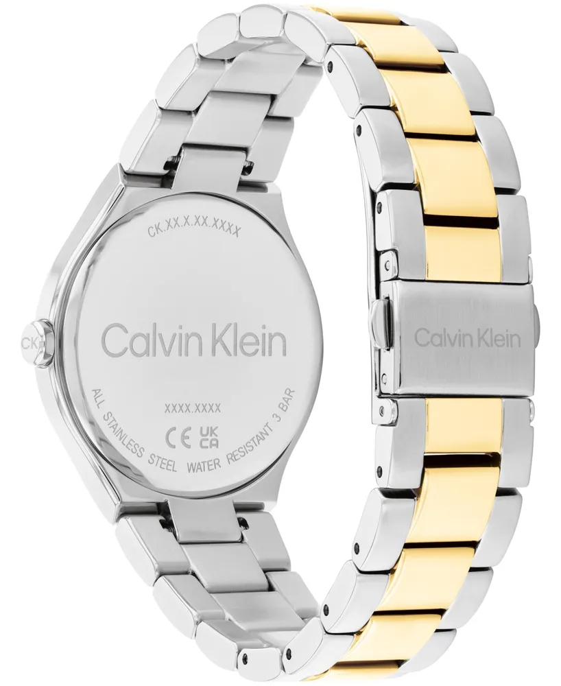 Calvin Klein Women's 2H Quartz Two-Tone Stainless Steel Bracelet Watch 36mm