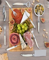 French Home Laguiole Essential 9-Piece Charcuterie and Barware Set with Handles