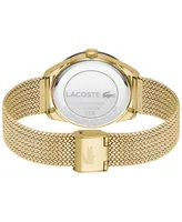 Lacoste Men's Everett Gold-Tone Stainless Steel Mesh Bracelet Watch 40mm