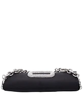 Nina Shoulder Bag with Crystal Ornament And Strap