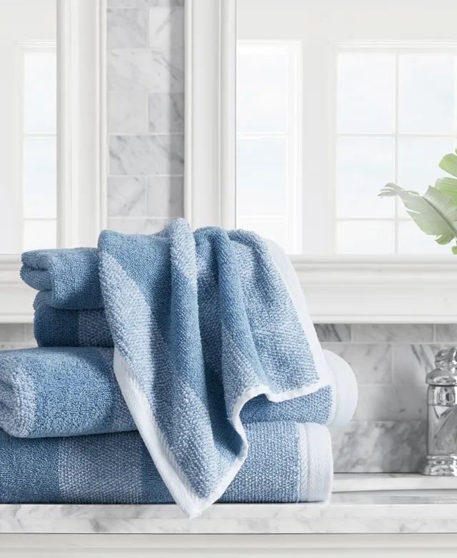 Nautica Zane Chevron Cotton Terry 6 Piece Towel Set