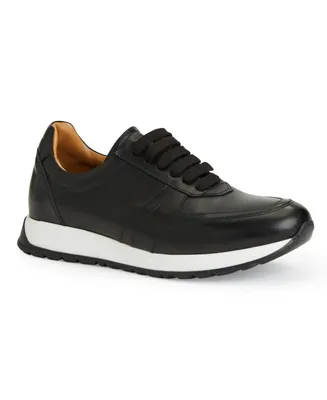 Bruno Magli Men's Ace Suede and Leather Athletic Lace-Up Sneakers