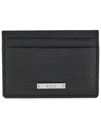 Boss Men's Italian-Leather Card Holder