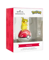 Hallmark Christmas Ornament Pokemon Pikachu on Poke Ball