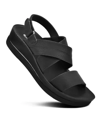 Aerothotic Dione Womens Backstrap Platform Sandal