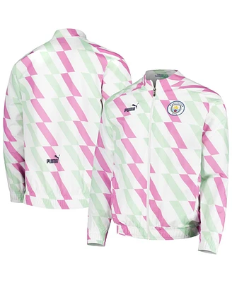 Men's Puma White Manchester City 2022/23 Pre-Match Full-Zip Jacket