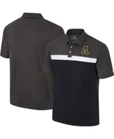 Men's Colosseum Charcoal Appalachian State Mountaineers Two Yutes Polo Shirt