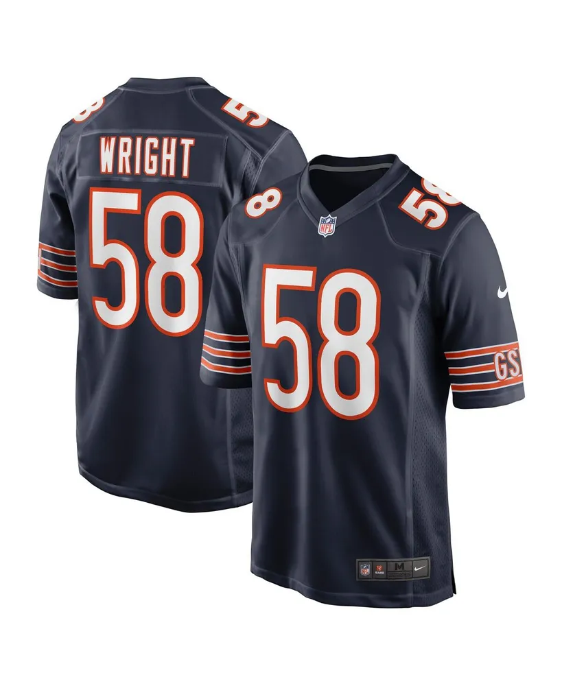 Men's Nike Darnell Wright Navy Chicago Bears 2023 NFL Draft First Round Pick Game Jersey Size: Large