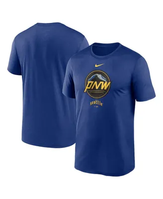 Men's Nike Royal Seattle Mariners 2023 City Connect Large Logo T-shirt