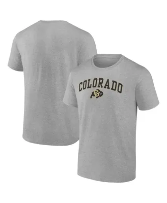 Men's Fanatics Heather Gray Colorado Buffaloes Campus T-shirt
