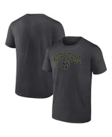 Men's Fanatics Heather Charcoal Notre Dame Fighting Irish Campus T-shirt